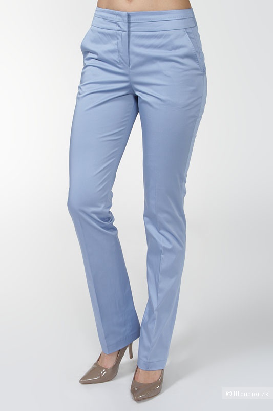 Классные дизайнерские брюки из хлопка Charuel цвета капучино размер 50 новые