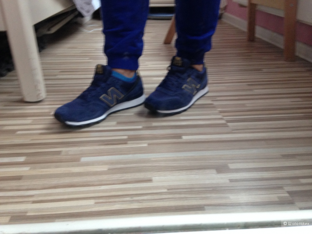 New Balance, синие кроссы на 39 размер