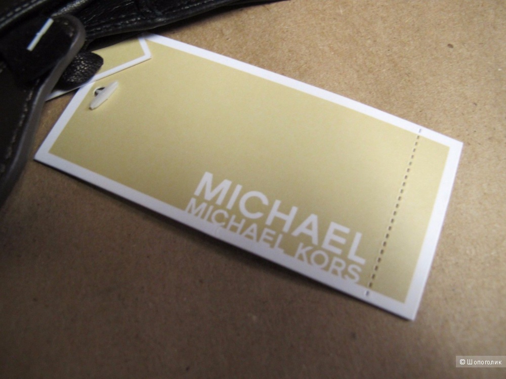 MICHAEL KORS красивые кожаные перчатки с логотипом