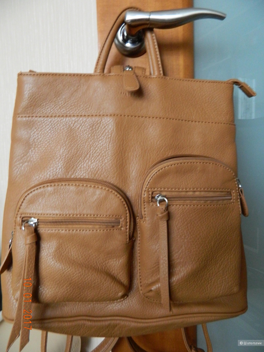 Новый кожаный рюкзак/сумка Matties