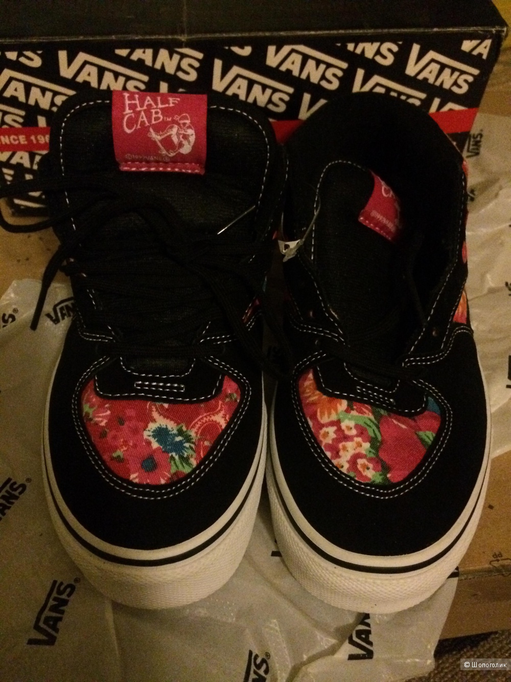 Кеды Vans floral half cab 36,5  uk4