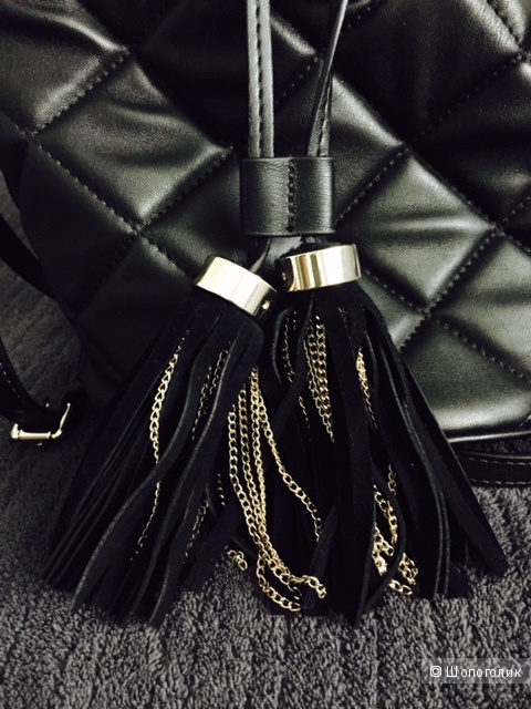 Новый рюкзак Zara Basic Collection с кисточками