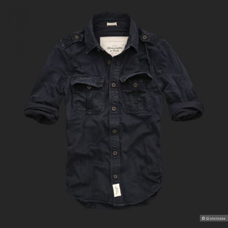 Новая джинсовая Рубашка-куртка Abercomie&Fitch XL(50)
