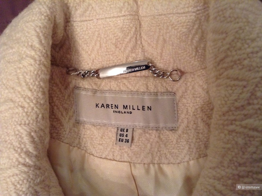 Шерстяное полупальто Karen Millen, UK 8