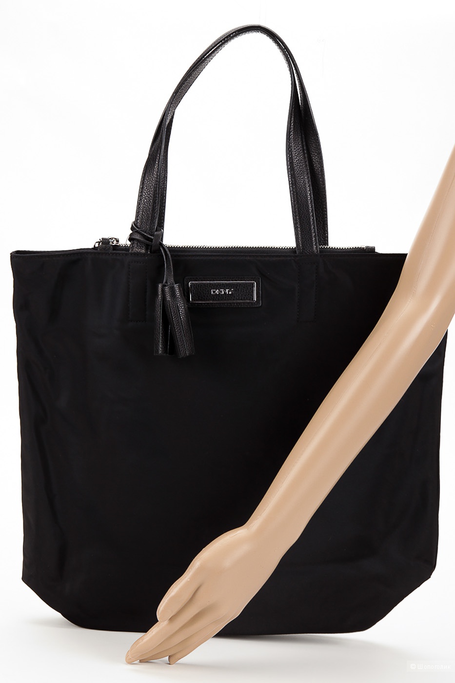 Новая сумка-шоппер  DKNY оригинал с отделкой из натуральной кожи