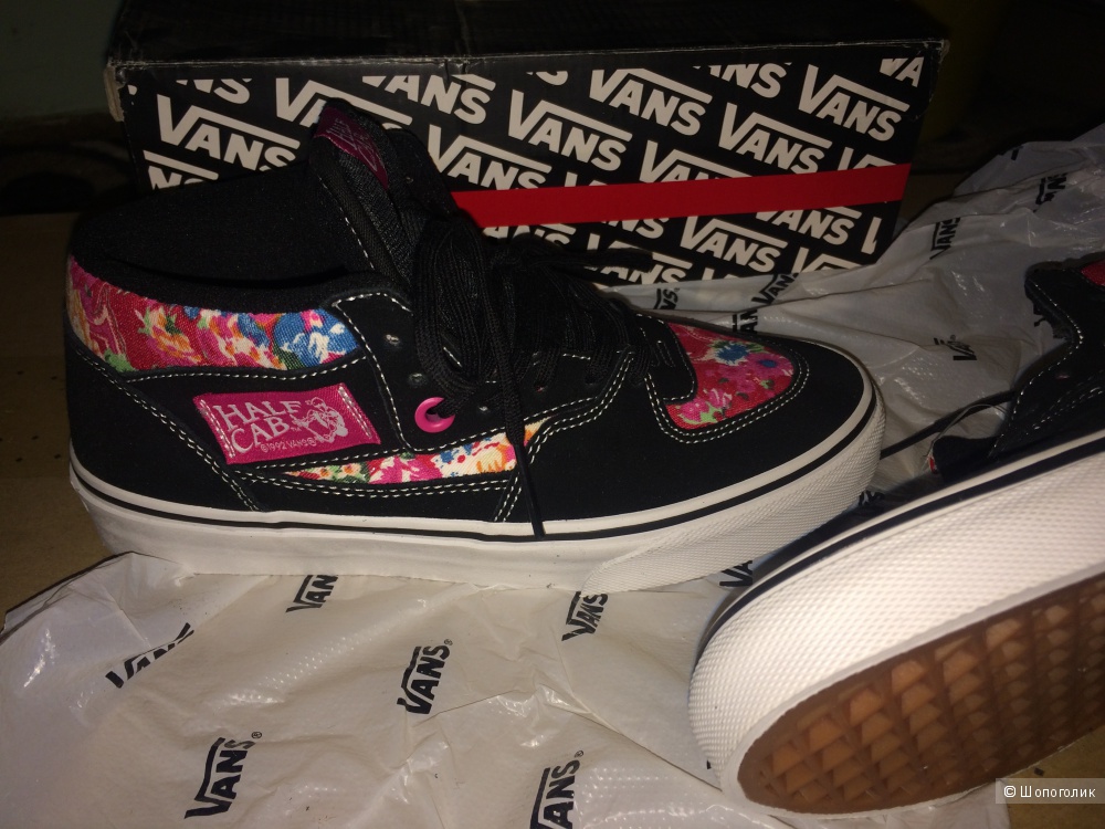 Кеды Vans floral half cab 36,5  uk4