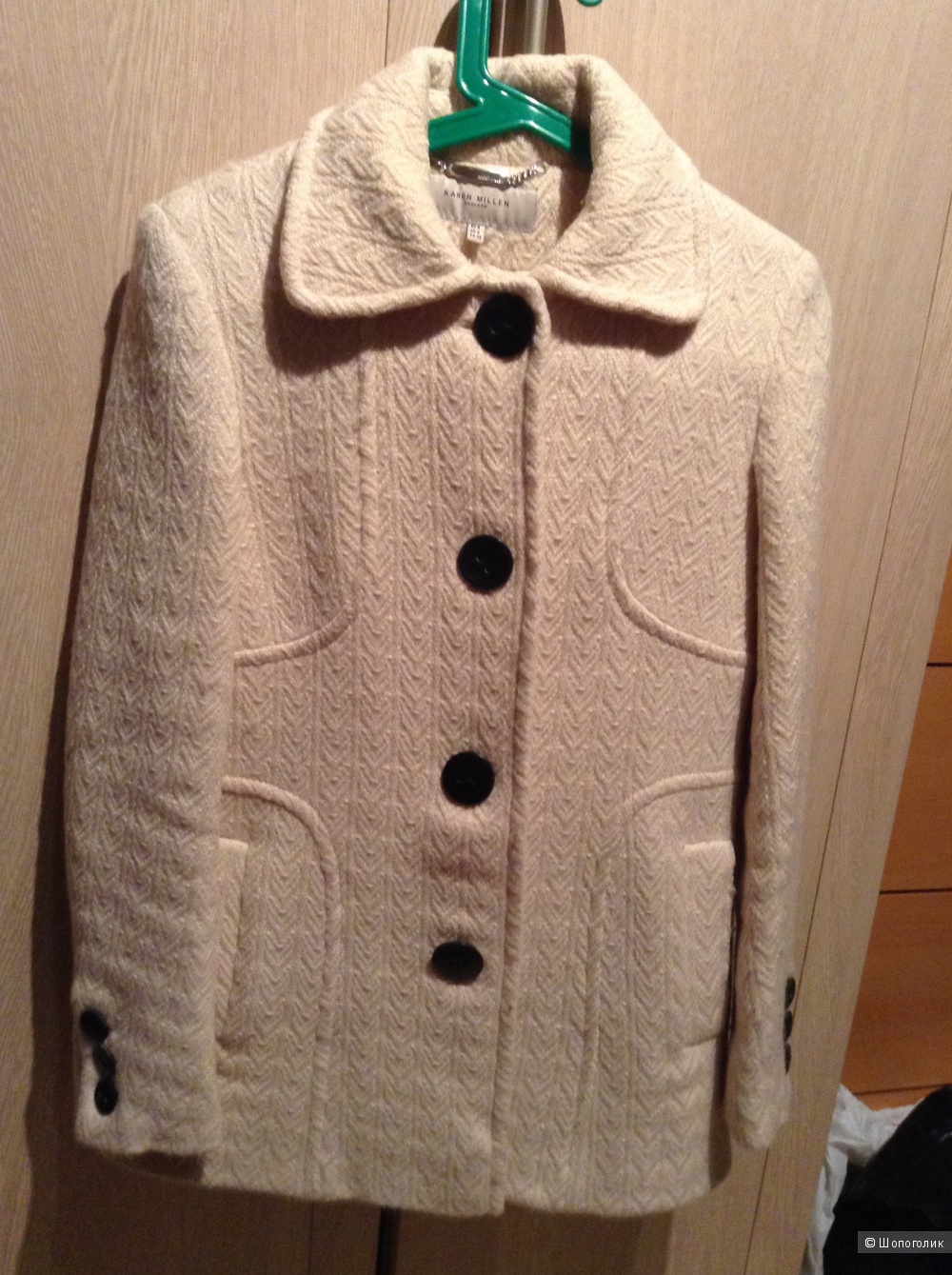 Шерстяное полупальто Karen Millen, UK 8