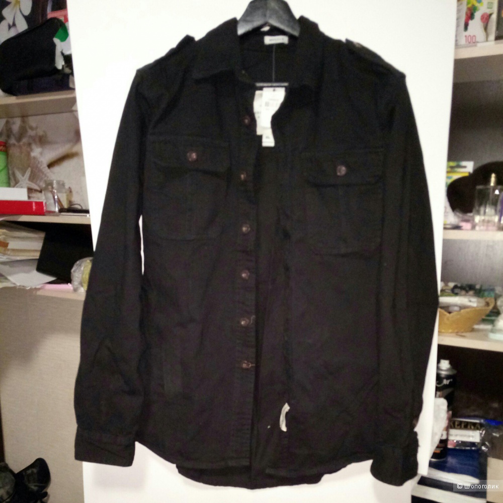 Новая джинсовая Рубашка-куртка Abercomie&Fitch XL(50)