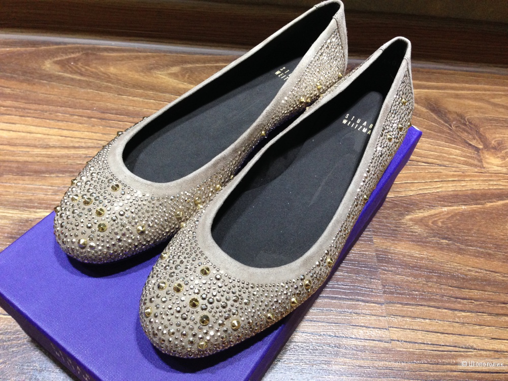 Stuart Weitzman сказочно красивые балетки из ЦУМа р.38.5-39