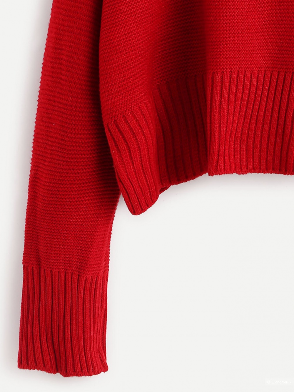 Бордовый (не красный) модный свитер SheIn