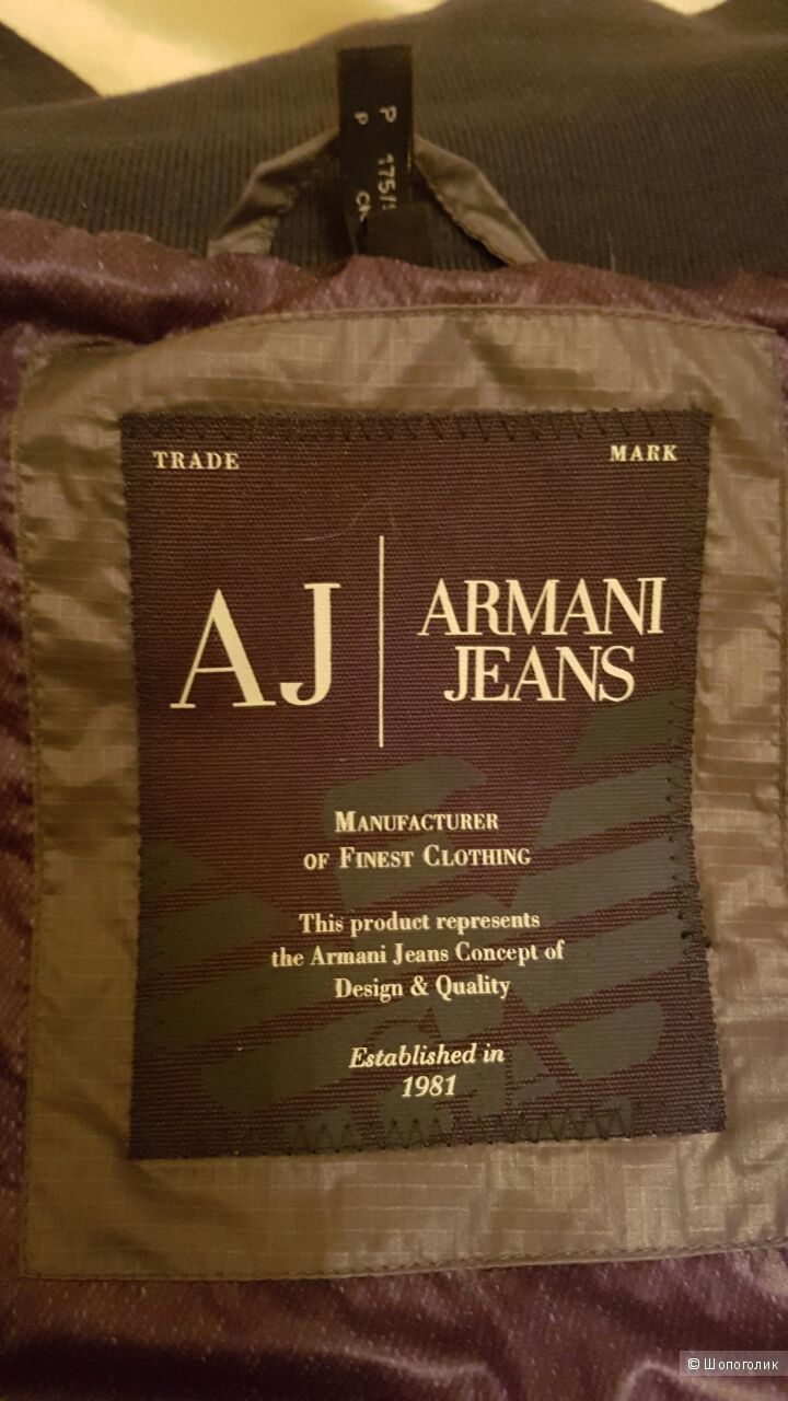 Отличная новая куртка Armani Jeans со съемными рукавами