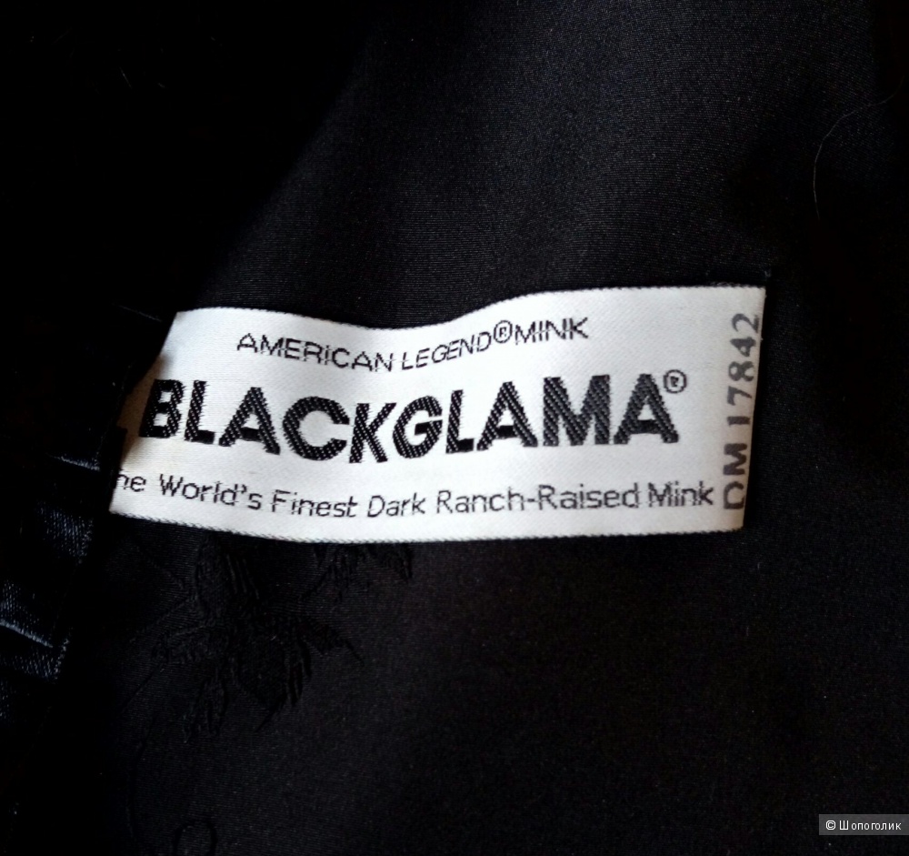 Продается шуба из норки black glama