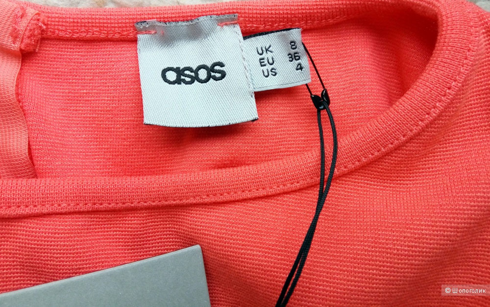 Новое мини-платье Asos с резными цветами (UK8)