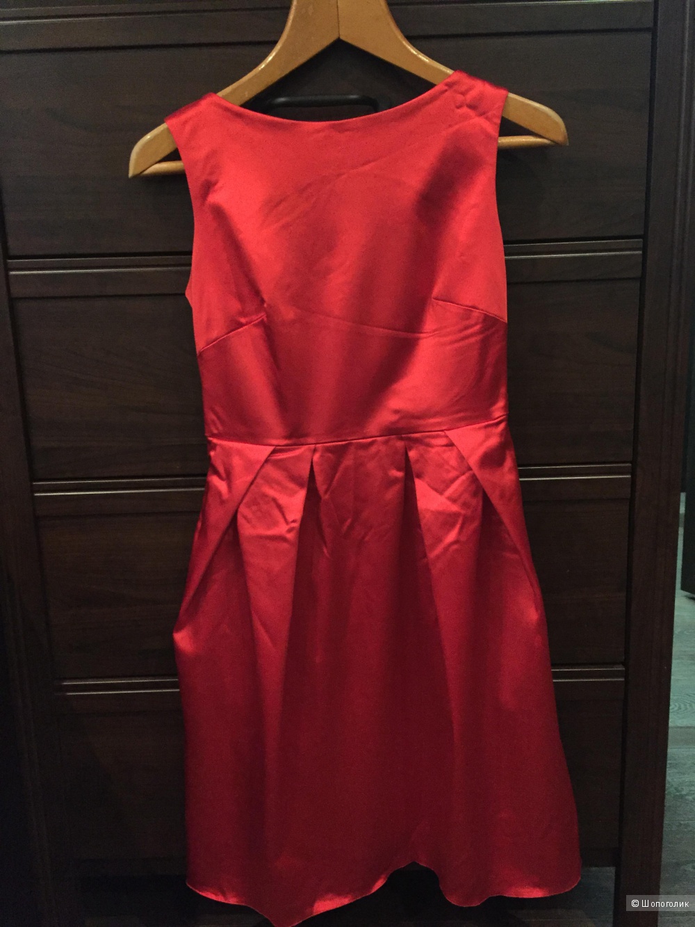 Платье, 44-46, Красное, коктельное