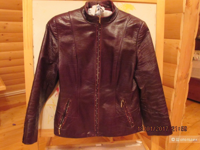 Кожаная куртка 40-42 размер