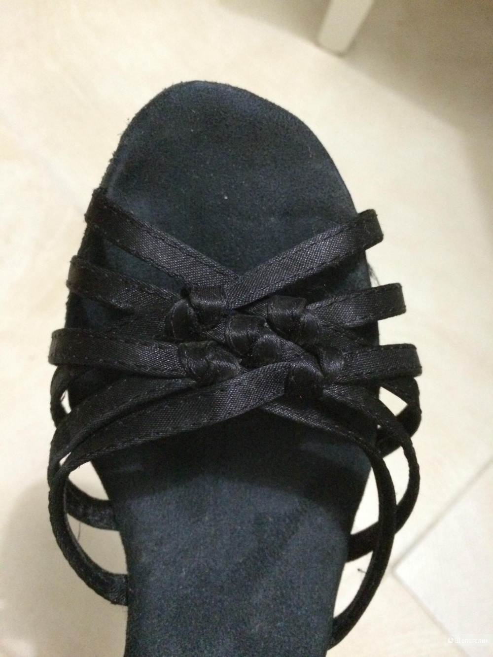 Сатиновые танцевальные туфли Dance Master для латины, размер 37-37,5
