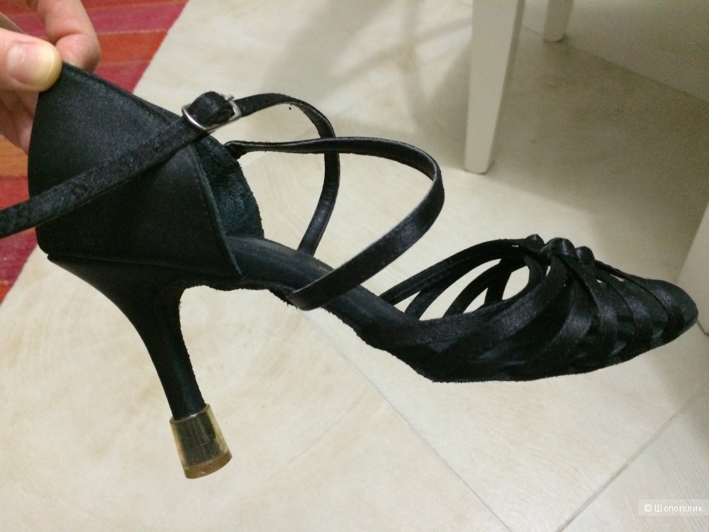 Сатиновые танцевальные туфли Dance Master для латины, размер 37-37,5