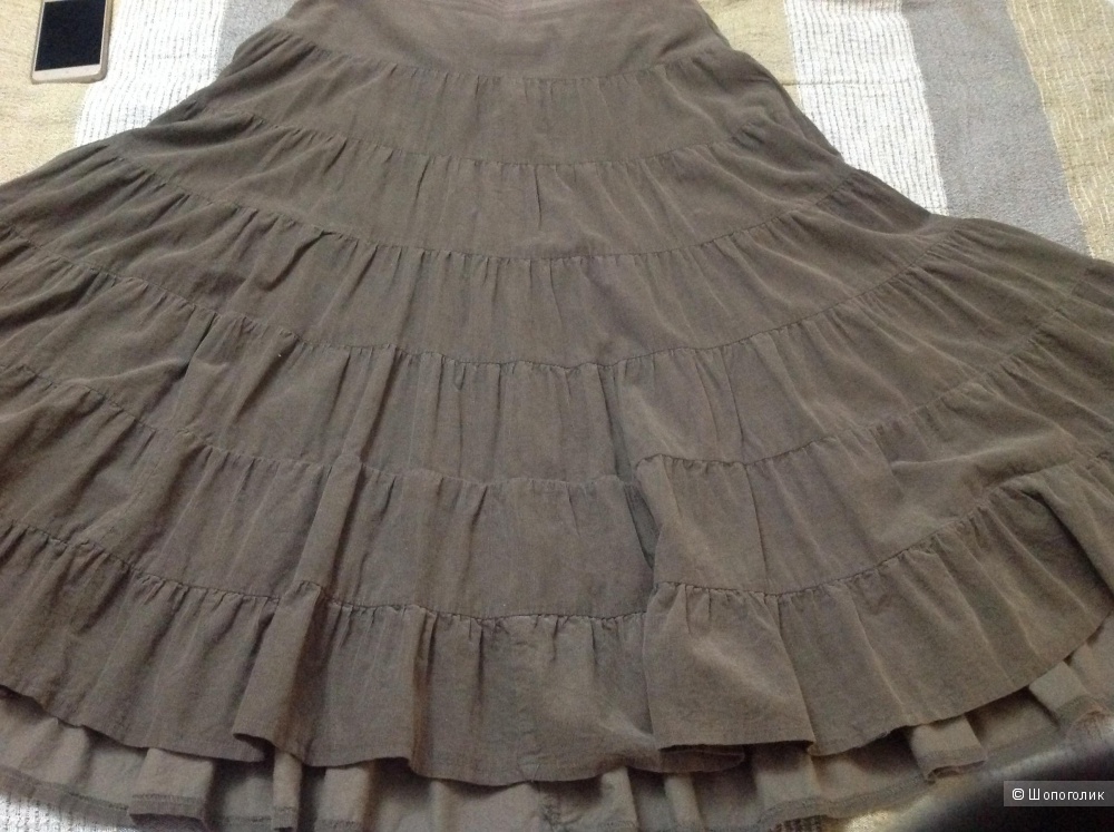 H&M юбка из микровельвета