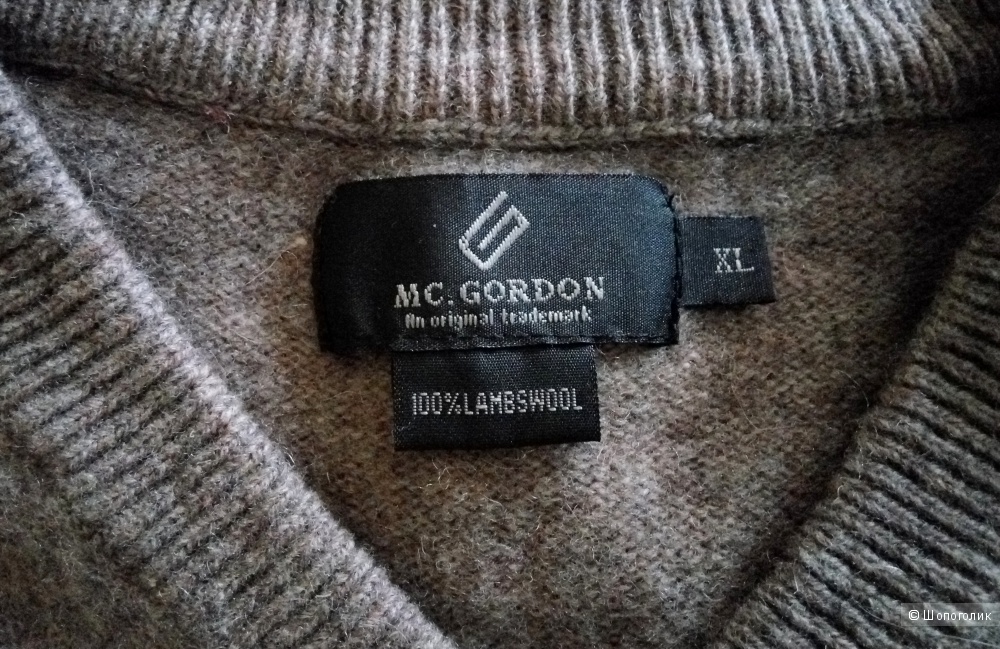 Мужской свитер MC.Gordon из 100% овечьей шерсти (XL)