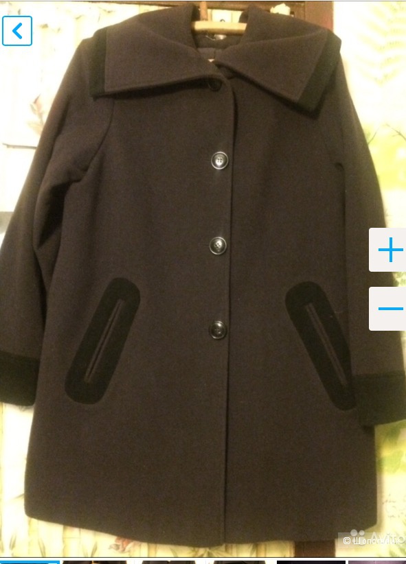 Пальто Kiabi с шарфом, размер по замерам
