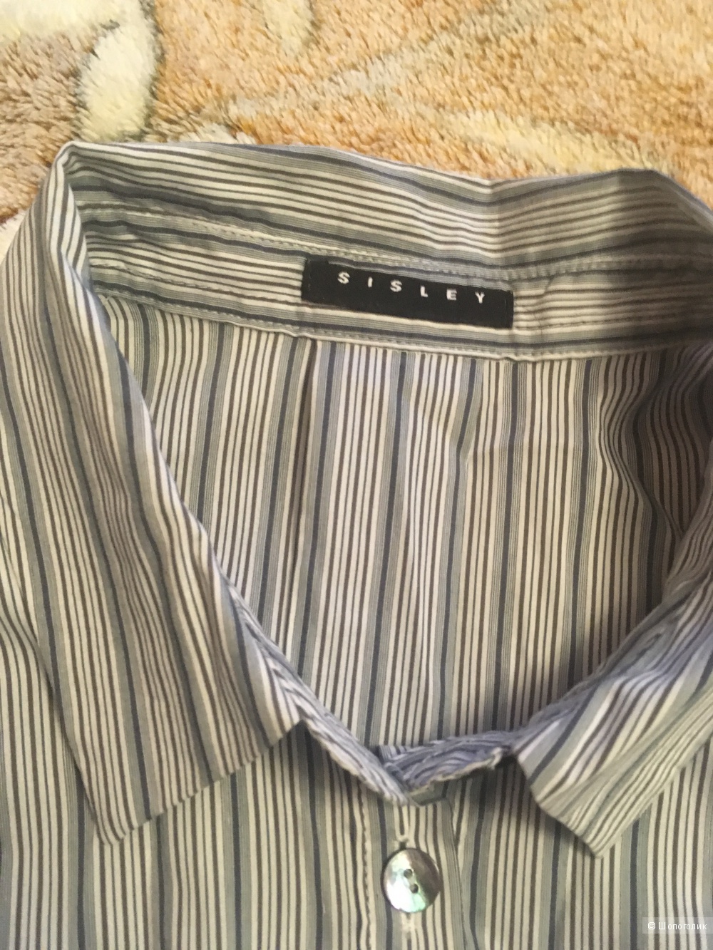 Блузка Sisley, без рукавов, хлопок, новая, размер S