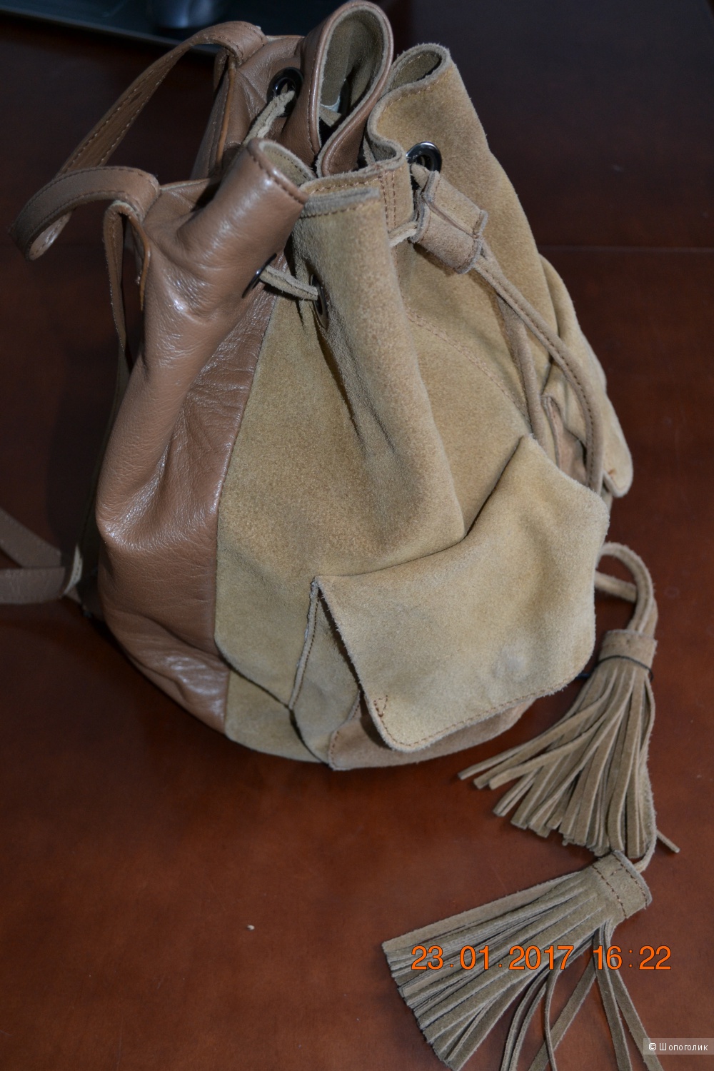 Mango (Манго) женский городской рюкзак