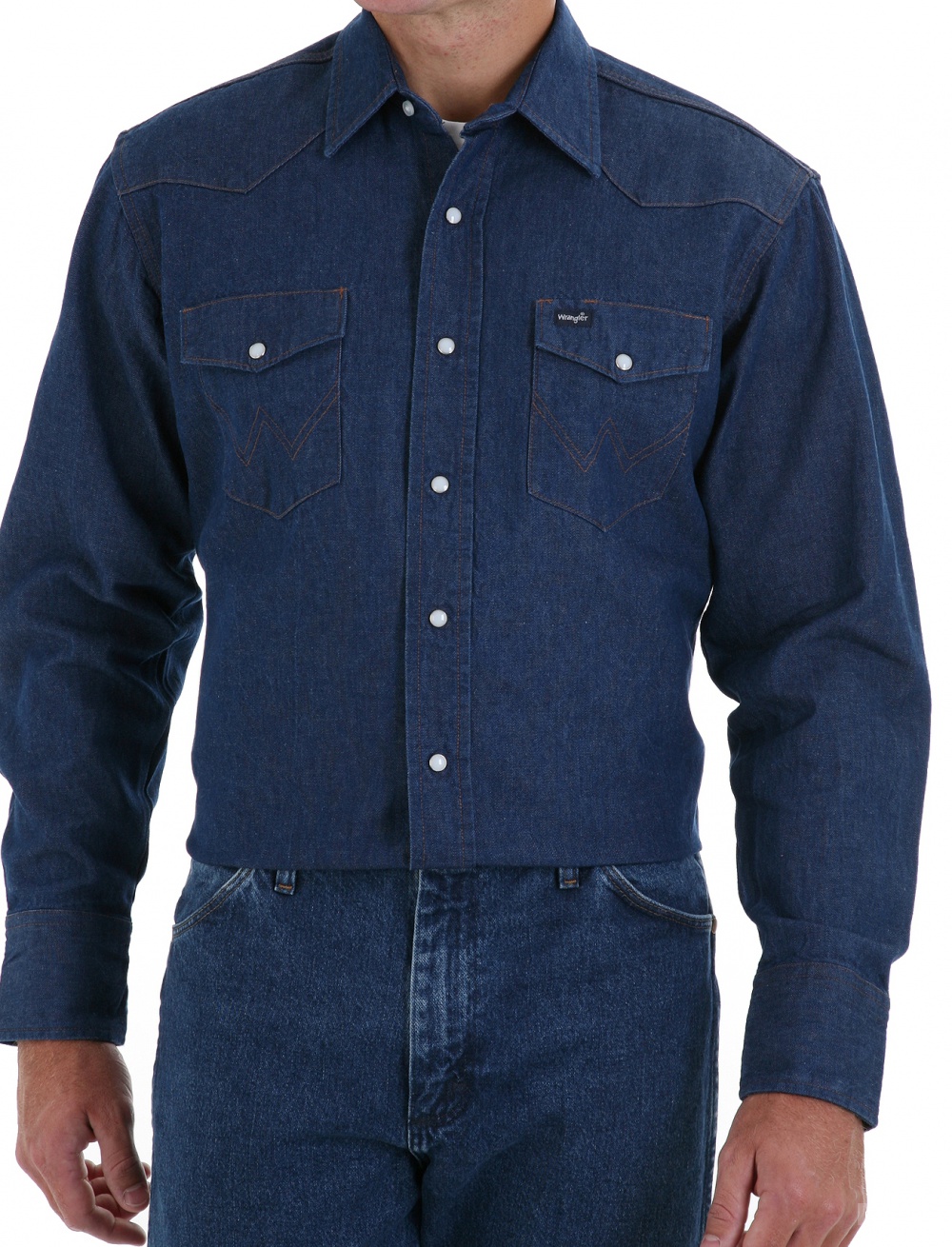 Мужская джинсовая рубашка Wrangler 70127MW