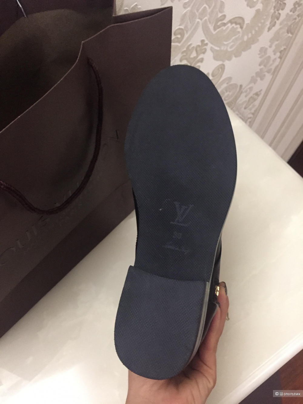 Чёрные Ботинки Louis Vuitton