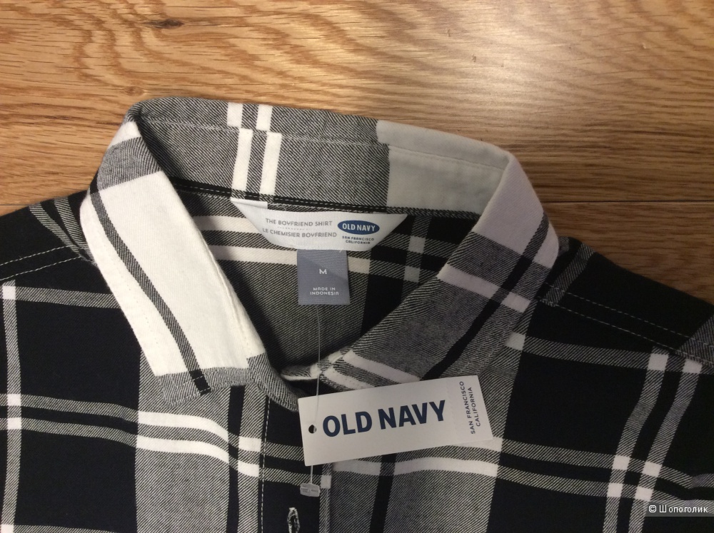 Рубашка в клетку женская OldNavy р.М (на росс.46-48)