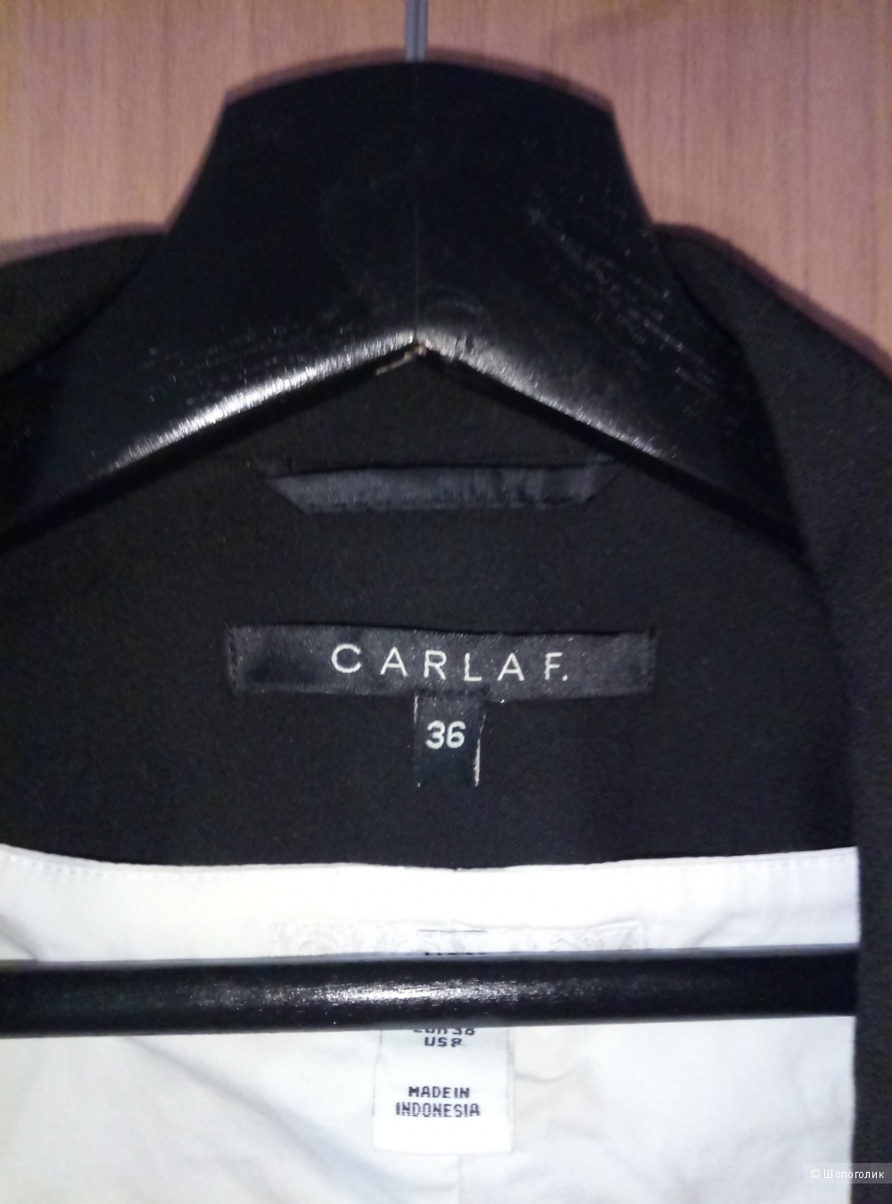 Пиджак Carla F.,  36  р-р,  черный