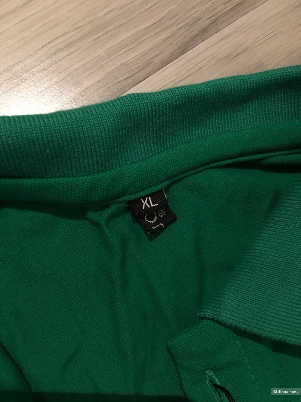 Мужская футболка, ralph lauren,цвет зеленый,размер XL, маломерит, копия,новая!