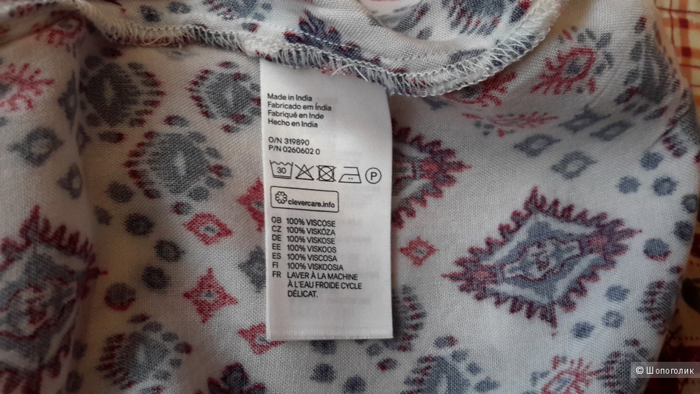 Блузка Divided by H&M размер 36 евро на наш 48