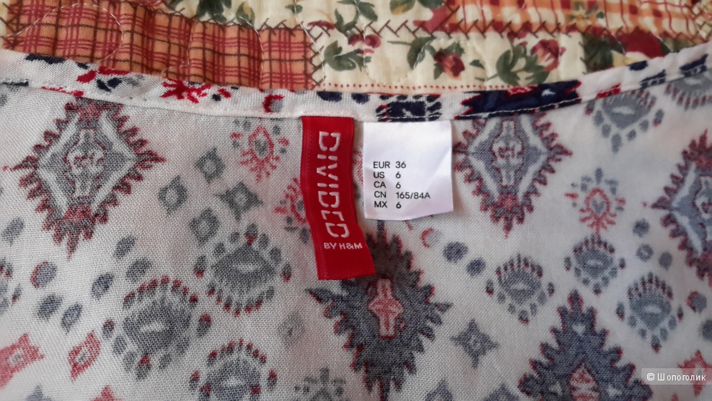 Блузка Divided by H&M размер 36 евро на наш 48
