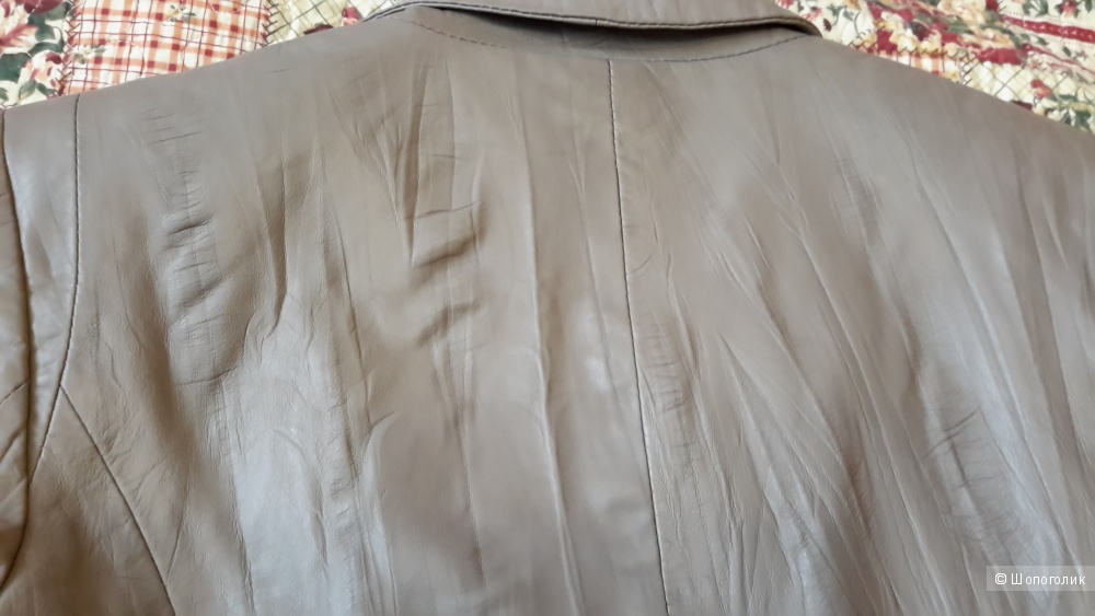 Классная куртка-пиджак кожаная Apart размер 38 евро на наш 44-46
