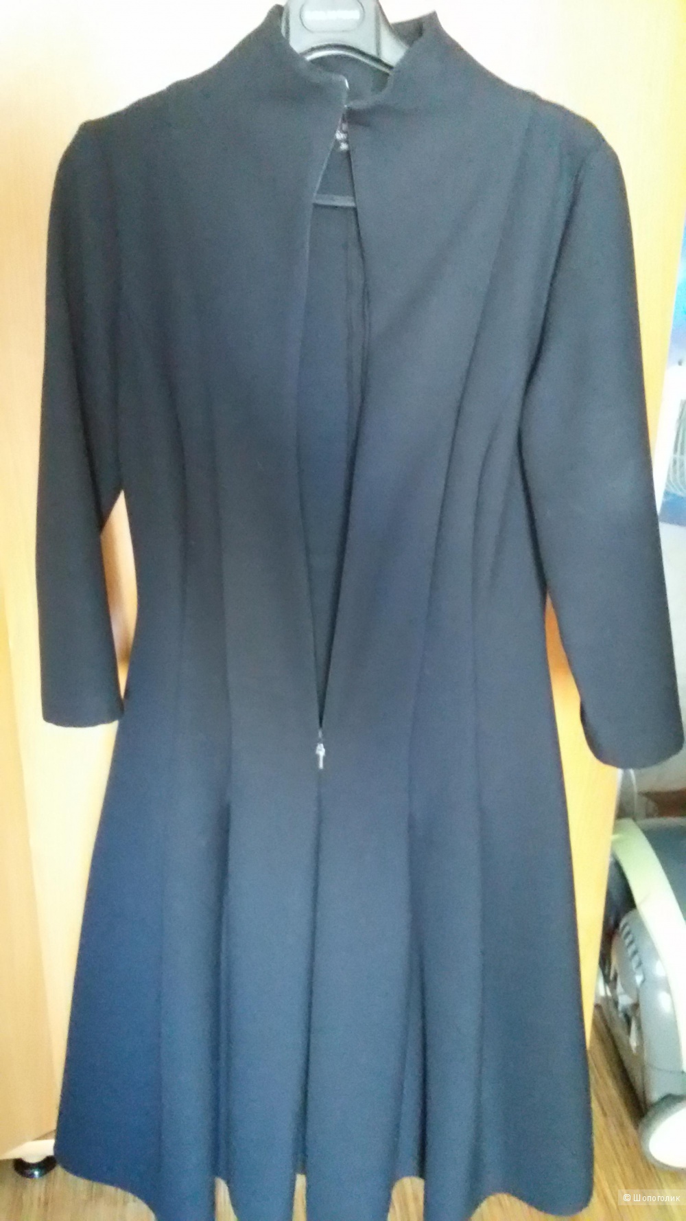 Элегантное темно -синее платье , размер Евро 38, S, 42-44 Rus