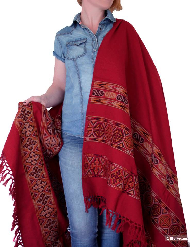 Новый женский палантин-шарф из 100% шерсти