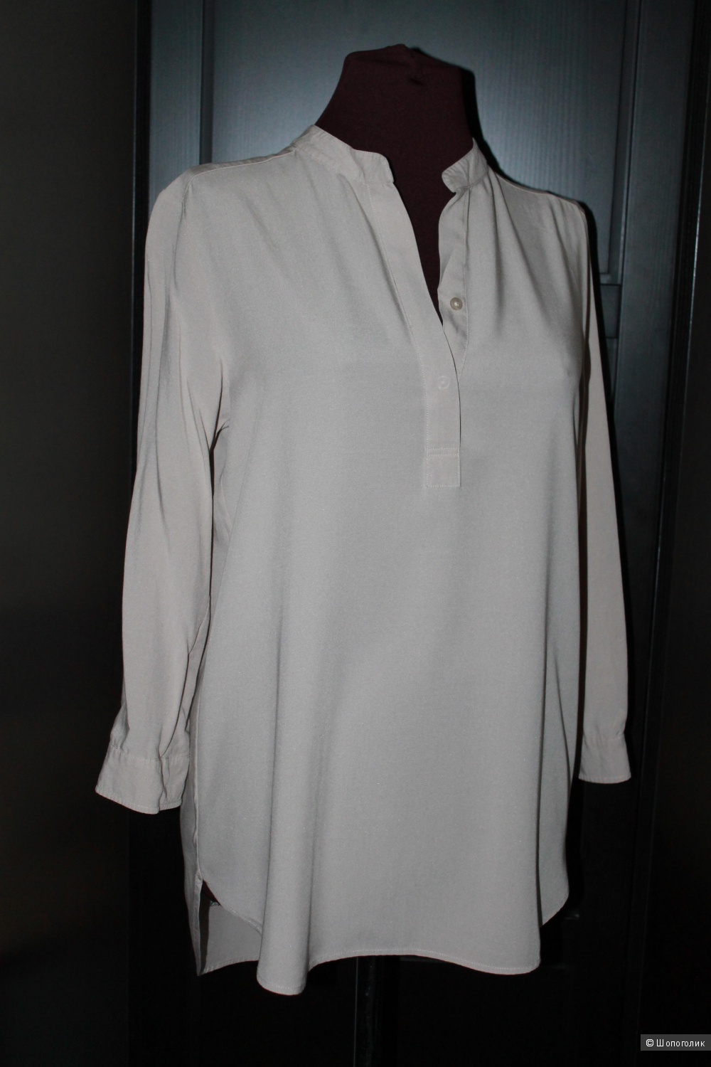 Рубашка Блуза Бежевая Uniqlo