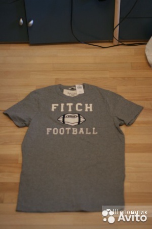 Мужская футболка Abercrombie & Fitch. Размер 46−48(M).