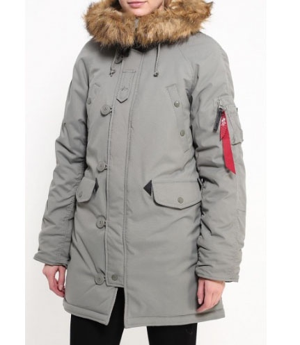 Новая зимняя куртка Alpha Industries, на высокую девушку, размер S