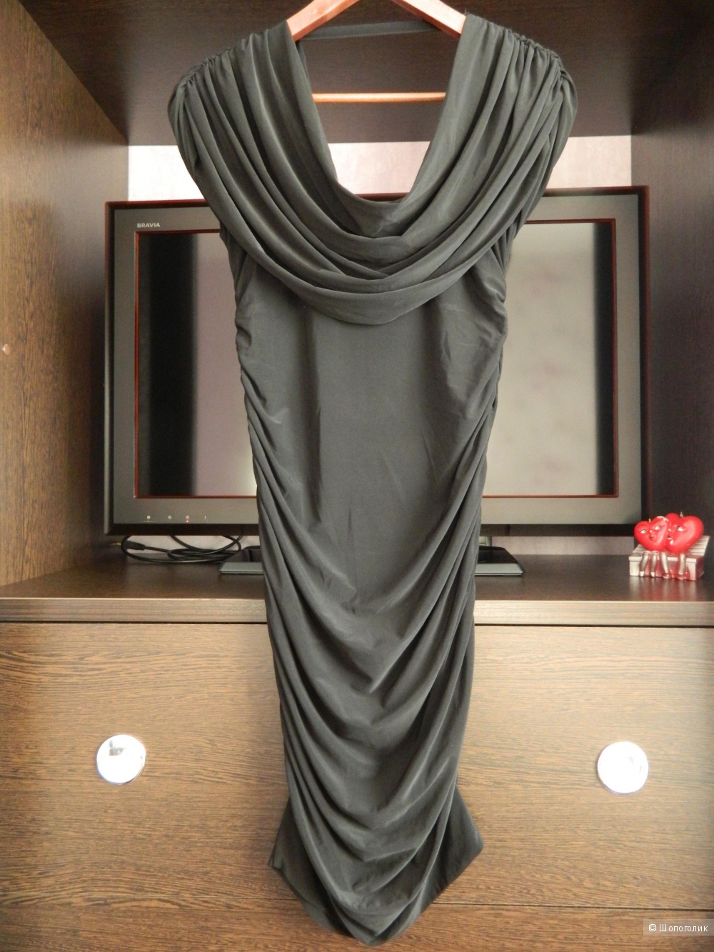 Платье Honor Gold Drape Dress - Black / XS (42-44)