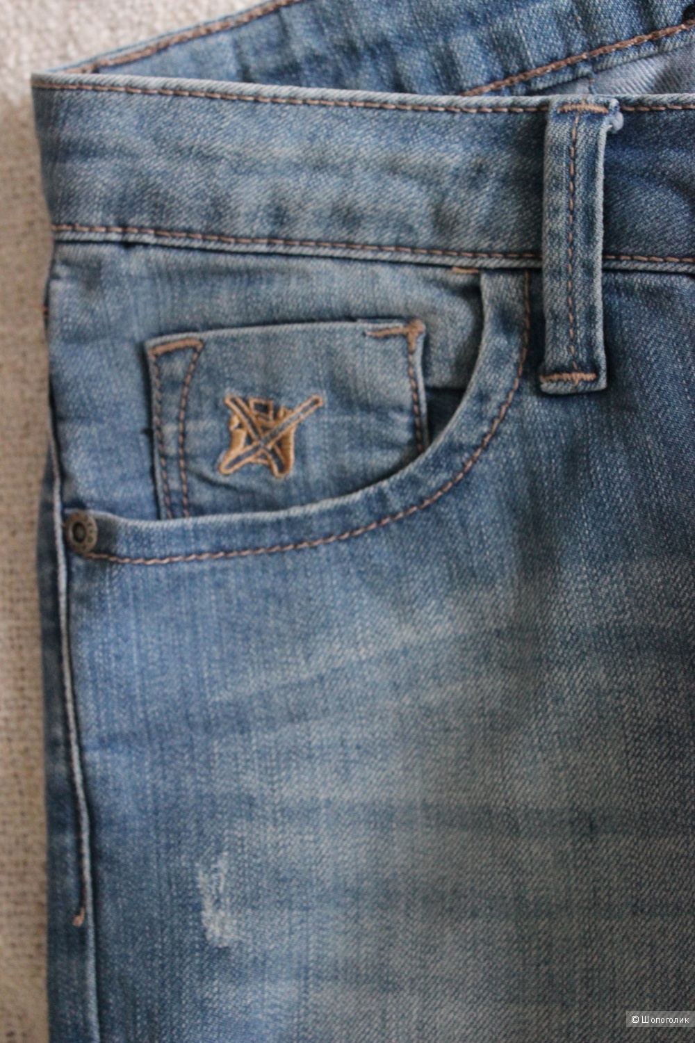 Джинсы BWNY Jeans, Германия, размер 46-48, цвет синий.