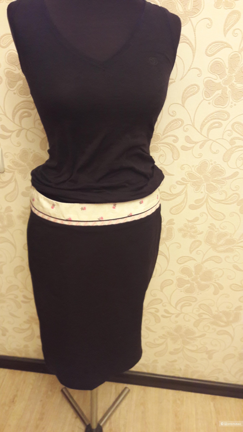 Tara Jarmon:  хлопковая юбка со стреч , 42