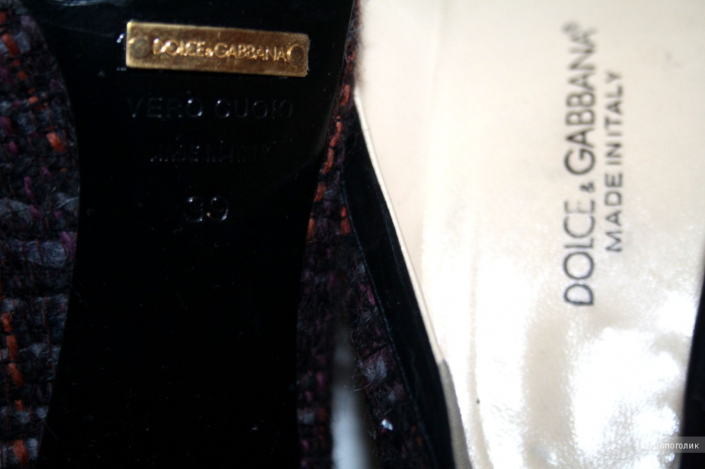 Оригинал. Туфли Dolce Gabbana. Италия 39р