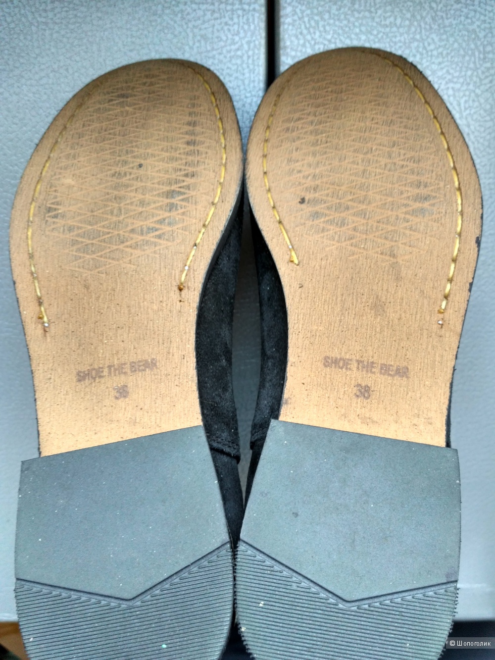 Shoe The Bear замшевые чёрные ботинки-челси, 38 р.
