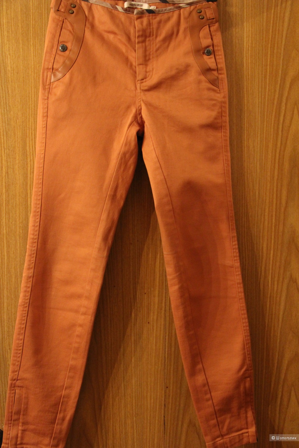 Коричневые брюки (джинсы) японский дизайнер MiiDii