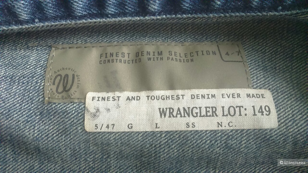 Джинсовая женская куртка Wrangler размер I