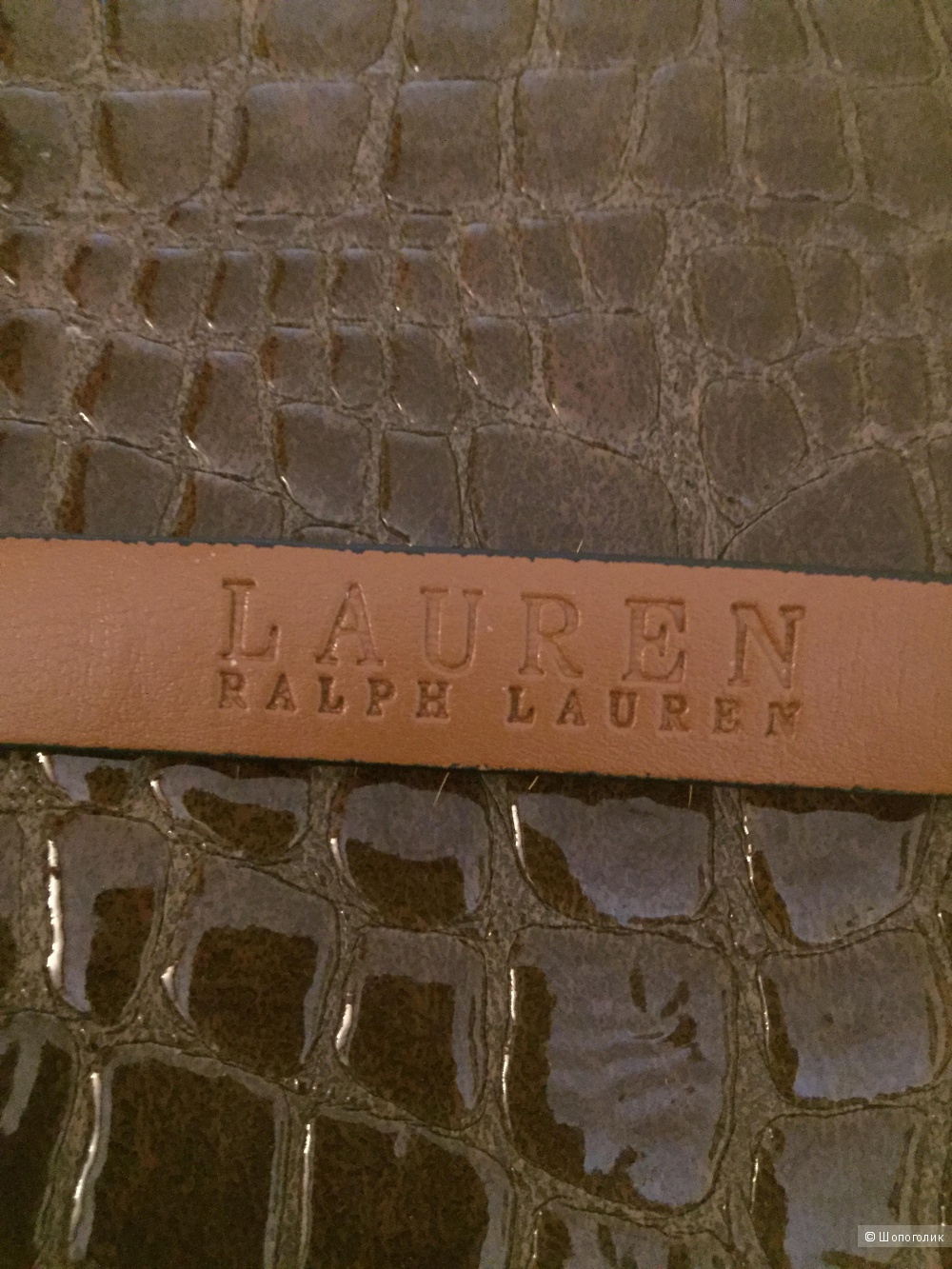 Женский кожаный ремень от Ralph Lauren size L
