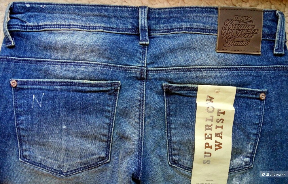 Новые  тёмно-синие джинсы скинни Only Coral от Only (28/32)