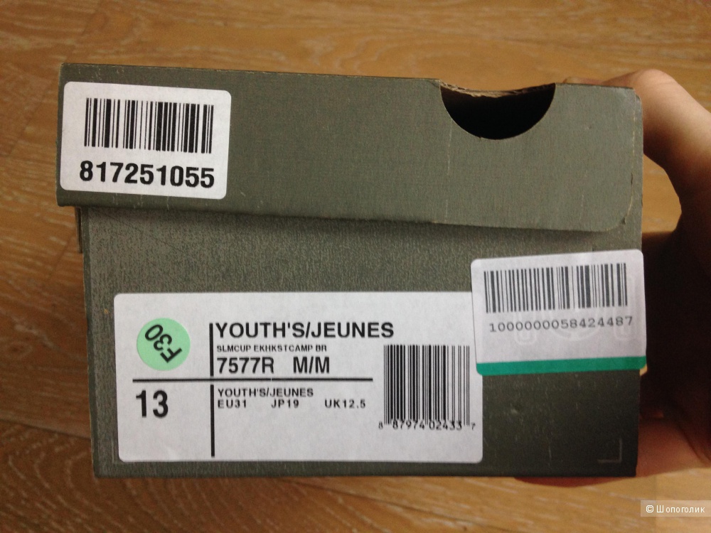 Новые детские ботинки Timberland EU31 20см