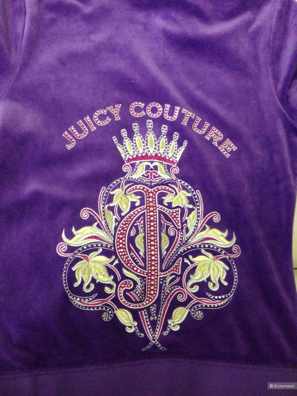 Новая велюровая толстовка Juicy Couture S, оригинал